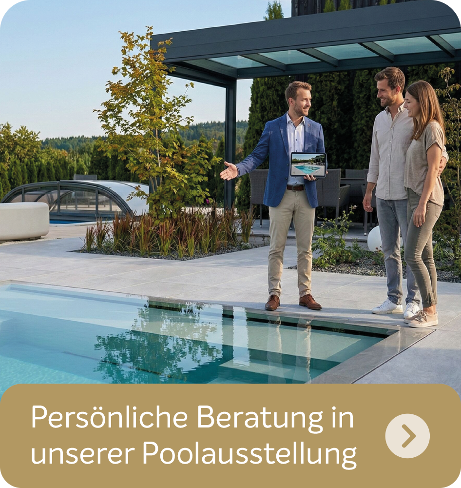 Persönliche Beratung in unserer Poolausstellung